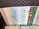 Huge K   Company Scrapbook Lot paper-stamps-stickers-borders-layered Accents new