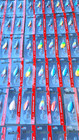 150 X Abu Garcia Fishing Spinners Wholesale Lot 150 Lures - 3 Sizes New In Box
