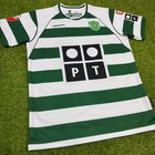 Sporting De Lisboa Retro Soccer Jersey  2001  Cristiano Ronaldo  tallaje Grande 