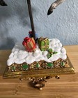 Joseph Studio Reindeer Stocking Holder Figurine Snow Covered Base Gifts  Roman 
