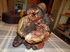 10    Norway Fosse Troll Married Bride  groom Rare Vintage