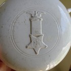 1880s G a r Civil War Veteran Presentation White Ceramic Canteen Flask