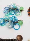Vintage Lot Of 4 Pair Costume Jewelry Earrings-really Cool 70 