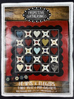 New Primitive Gatherings Hearts   Flowers Table Mat   Pin Cushion Wool Craft Kit