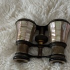 Antique Verdi Paris Mother Of Pearl Opera Glasses French Theater Binoculars