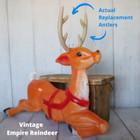 Replacement Antlers Empire General Foam Blow Mold Reindeer Rudolph - Bone