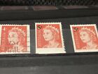Australia- Queen Elizabeth Ii Stamp Red   5c On 4c   Australian Stamp X5