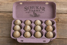 Coturnix Quail Hatching Eggs     1 Dozen  12 Eggs      Mixed Colors