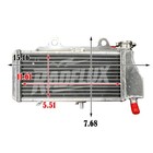 Radiator Without Thermostat Fit 2001-07 Bmw F650gs Dakar 2008-16 G650gs Aluminum