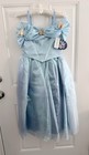 Disney Store Cinderella Dress Live Action Deluxe Costume Dress New With Tags 7 8