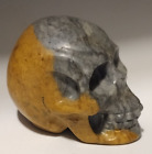 2  Natural Ocean Jasper     oj   94g Hand Carved Crystal Skull Realistic Healing