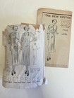Rare 1930s Butterick deltor   7140 Frock  Complete