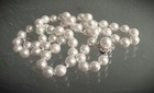 Gorgeous Vintage 14k Clasp Princess Length 18 5   Quality Akoya Pearl Necklace