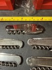Vintage Corkscrew Bottle Opener Pocket Knife Bartender Tool Lot Of 13