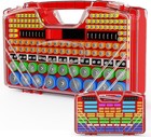 Battery Organizer Storage Holder Box Case With Tester  New Ultra-large 285 ba   