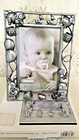 Malden Baby Metal Photo Frame 4x6 Pewter Tone Nursery Toys Design Nib 6264-46