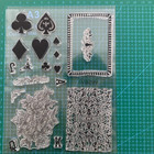 Playing Card Collage Clear Stamps For Diy Scrapbooking Card Embossing Crafts New