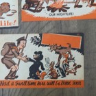 National Supply Service 1947 Boy Scout Bsa Vtg Camping Comic 3 Postcard Lot