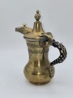 Middle Eastern Brass Dallah Coffee Pot Etched Form Decorative Islamic Teapot