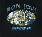 Bon Jovi Womens Xl T-shirt Black Because We Can Tour Concert Bay Island Band