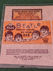1964  Beatles   un-cut  Ice Cream Bar Wrappers  2  Scarce   Vintage