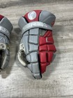 Maverick M4 Lacrosse Gloves 13    Red Gray  Men   s