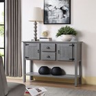 Sideboard Buffet Storage Cabinet Console Table Server Cabinet With Shelf drawers