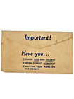 Vintage Chicago Mail Order Co Envelope  style Queen  The Mark Of Correct Fashion