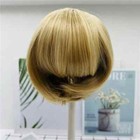 Reborn Doll Golden And Brown Bob Hair Sticked Hair Wig Fits18--22inch   