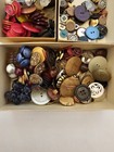 Huge Antique Vintage Lot Of Buttons Mop Celluloid Metal Rhinestone Glass 2  Lbs