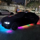 4pcs 4ft 48   Triple Row Chasing Led Strip Lights For Car 15 5   Wheel Rim Light