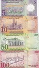Saudi Arabia Set 4 Unc 5 10 50 100 Riyals 2021 - 2024 P 46 P 47 P 48 P 49