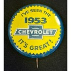 Vintage Chevrolet Advertising Pins From 1953 Lot Of 2  i ve Seen        try It 