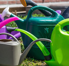 Union Products 63065 Indoor Outdoor 2 Gallon Plant Watering Can  Green  1 Pack 