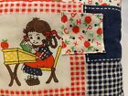 Tooth Fairy Pillow With Pocket Vintage Hand Crafted 1970 s Handmade Keepsake 6x5