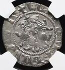 Armenia 1198-1219 Ad Levon I Silver Tram Knights Templar Coin Of Crusades Ngc Au