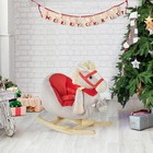 Qaba Kids Ride-on Rocking Horse Toy Rocker Fun Song Music Soft Plush Fabric Chil