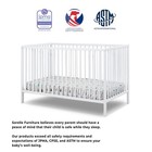 Furniture Happy 3-in-1 Convertible Crib  Baby Crib To Toddler Bed  Sustainabl   