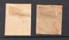 Mexico 2 Early Imperforate Stamps
