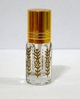 High Quality Empty Gold Design Perfume Oil attar Bottles-stick On 