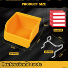 Pegboard Bins Organizer Set 24-pack - Durable Storage Tray For Screws  Nuts  Bol