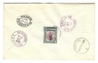 North Borneo 1949 Airmail Upu Set Registered Jesselton Fdc Via Singapore