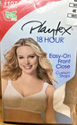 Playtex 18 Hour Easy On White Front Close Cushion Straps Wire Free Bra 40c B22
