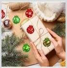 40 Pieces Round 1    Christmas Ornaments Diy Decor Party Stickers Envelope Seals