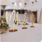 3pieces Wooden Mr And Mrs Sign For Head Table  Wood Wedding Decor  Head Table De
