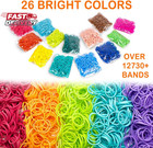 12730  Loom Rubber Bands Refill Kit In 26 Color With 500 Clips 6 Hooks  Premium 