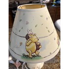 Vintage Disney Winnie The Pooh Table Lamp With Shade Nursery Decor Cream Honey