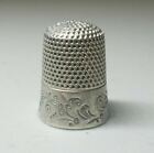 Antique Sterling Silver Scroll Band Thimble By Ketcham   Mcdougall   Circa 1900