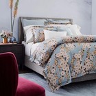 2 Ralph Lauren Cassie Anitra Celadon Floral King  Pillow Shams - A Pair 