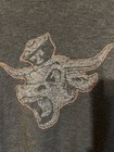 Nike University Of Texas Longhorns Gray Shirt 3 4 Sleeve Women Size M slim Fit L